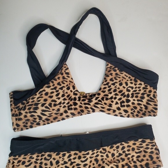 Beach Joy leopard bikini size small - Picture 4 of 7